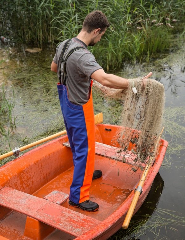 WATERPROOF STORM BIBPANTS WITH REINFORCEMENT 005
