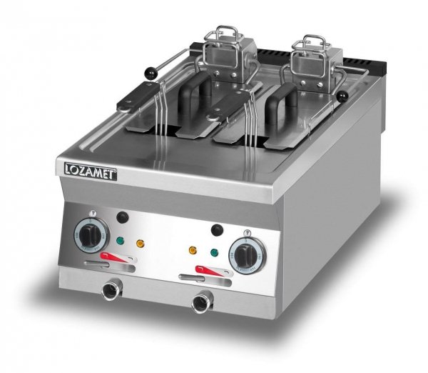 Frytkownica elektryczna dwuzbiornikowa L700.FE400-2x5 Lozamet