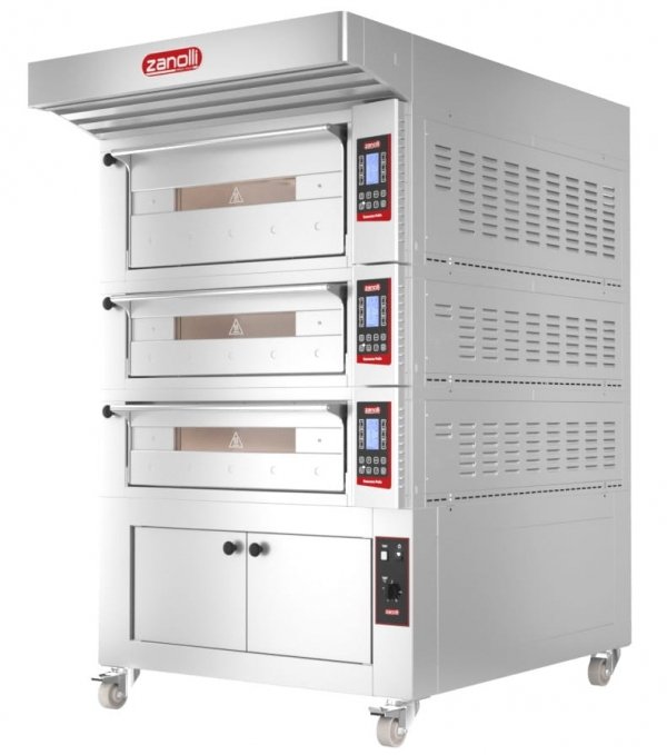 Piec elektryczny piekarniczy 1 komorowy | modułowy | h=18 | 2x 400x600 mm | 3x33 cm | T POLIS 2 / MC18 IoT
