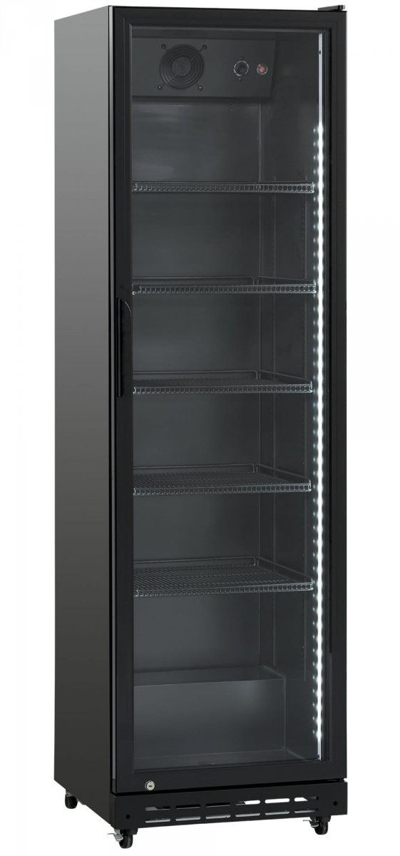 Szafa chłodnicza przeszklona | 392 l | SD430BE (RQ429-BLACK)
