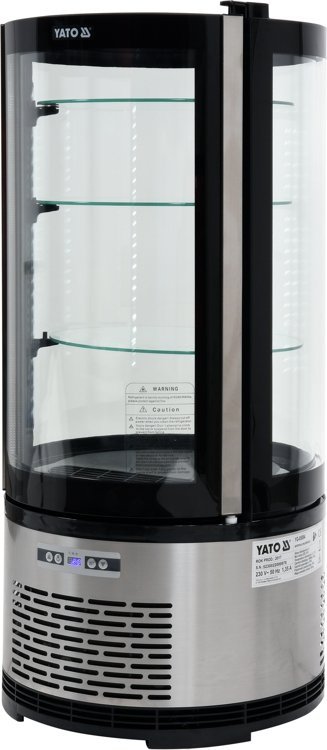 WITRYNA CHŁODNICZA 100L 48x48x103 CZARNA