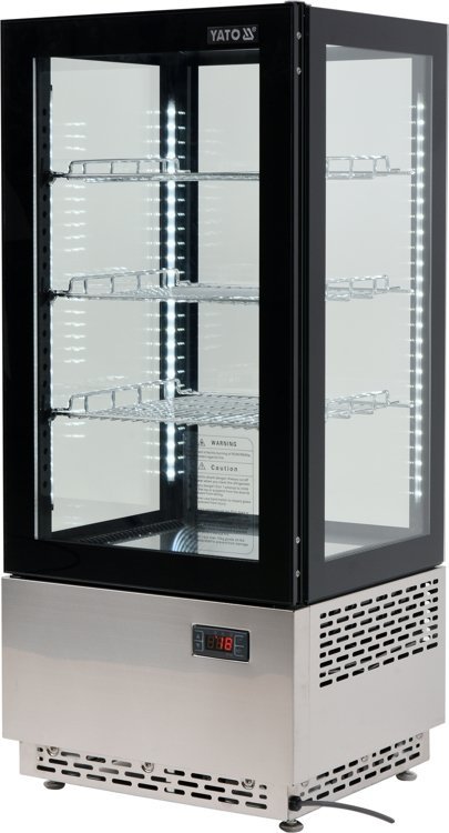 WITRYNA CHŁODNICZA 78L 43x39x98 CZARNA