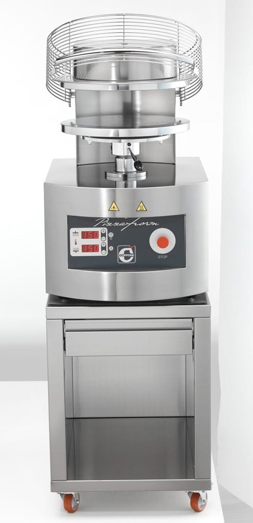 Prasa do ciasta do pizzy Cuppone Pizzaform | ?50-52 cm | 400 placków/h | 6,6 kW | PZF/50DS