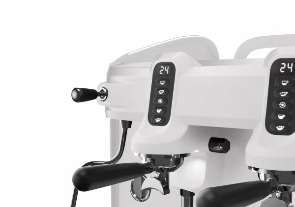 Ekspres kolbowy 2-grupowy | Black Moon 2GR White | kolor biały | 4 kW