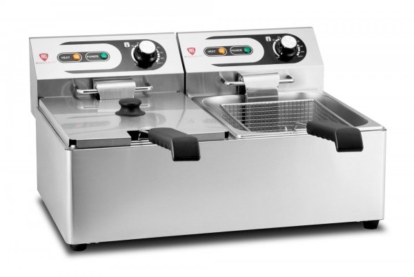 Frytownica elektryczna RQF6L2 | podwójna | 2x6 l | 2x3 kW