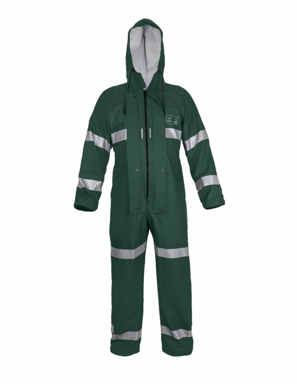 WATERPROOF OVERALLS WITH REFLECTIVE TAPES 104/R