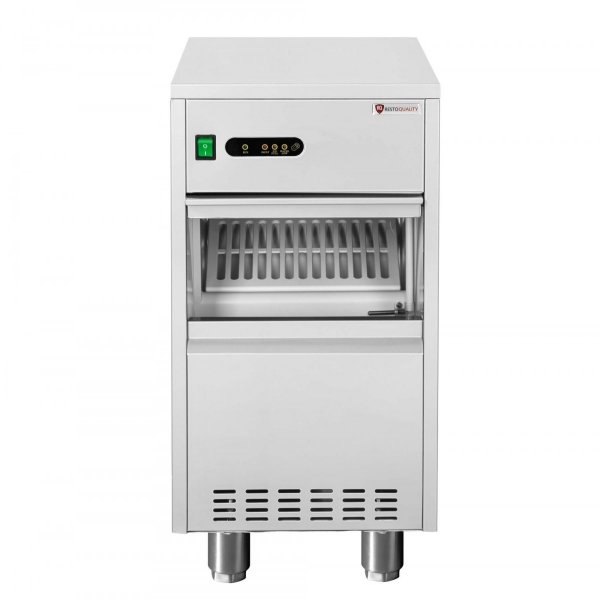 Kostkarka do lodu | 24kg/24h | zasobnik 5kg |  czynnik R290 | chłodzona wodą | 330x470x580mm | RQ24W
