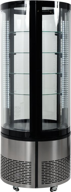 WITRYNA CHŁODNICZA 400L 68x68x175 CZARNA