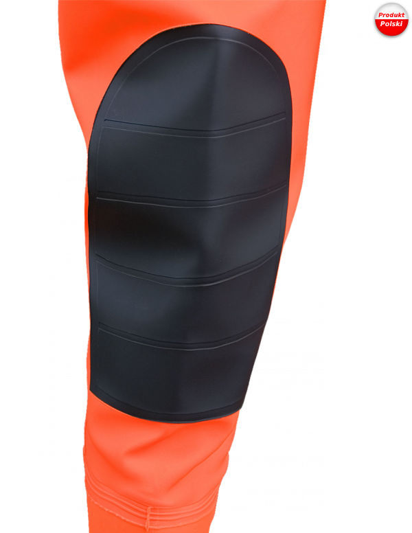 Spodniobuty Max ze wzmocnieniem kalosz typ S5 w kolorach fluo