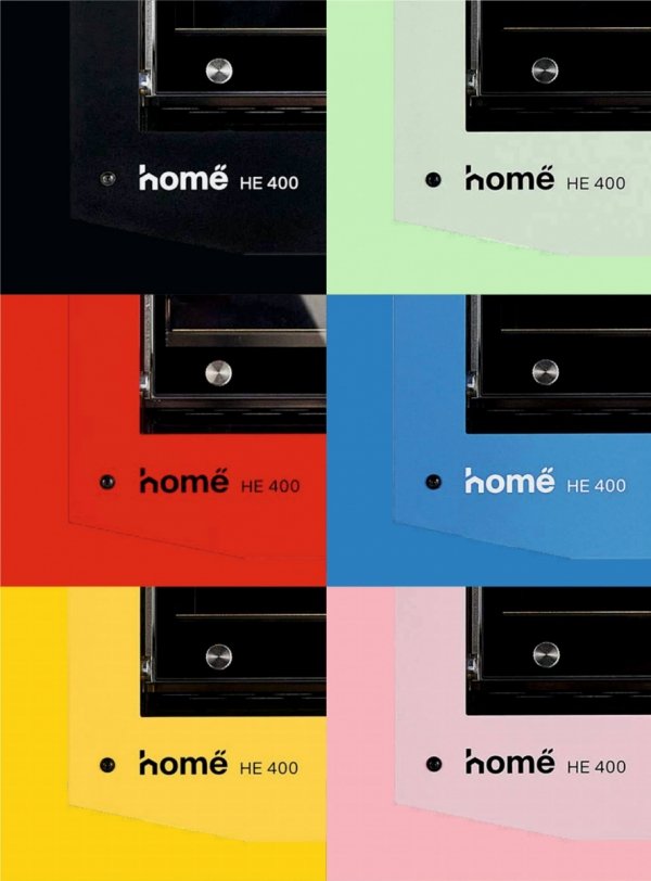 Piec do pizzy elektryczny Cuppone Home HE 400 | jednokomorowy | panel manualny | 400x400 mm | HE400/1 TM/FG | zielony