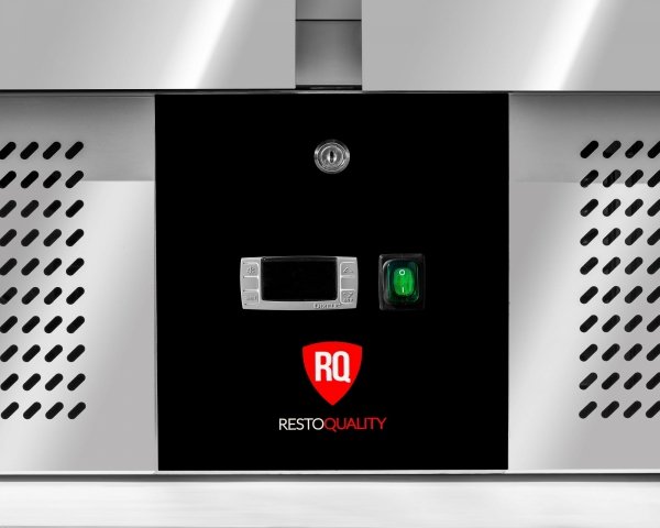 Stół chłodniczy do pizzy 2-drzwiowy RQPS900 | z blatem granitowym | 900x700x1067 mm
