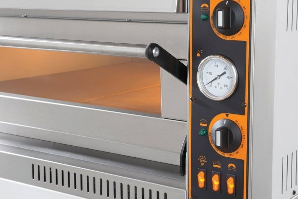 Piec do pizzy elektryczny | jednokomorowy | 6x36 | szeroki | TOP 6 XL/L (TecPro6 BIG/L)
