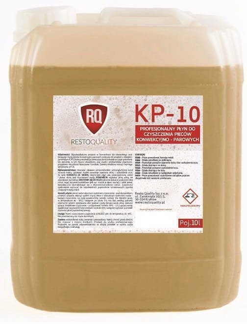 Płyn do mycia pieców KP-10 | płyn do systemów myjących | 10l