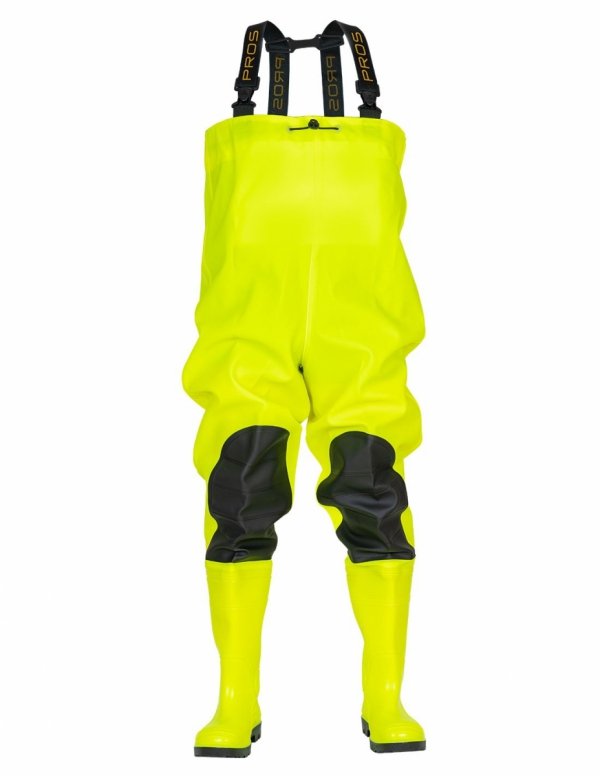 Spodniobuty Max ze wzmocnieniem kalosz typ S5 w kolorach fluo