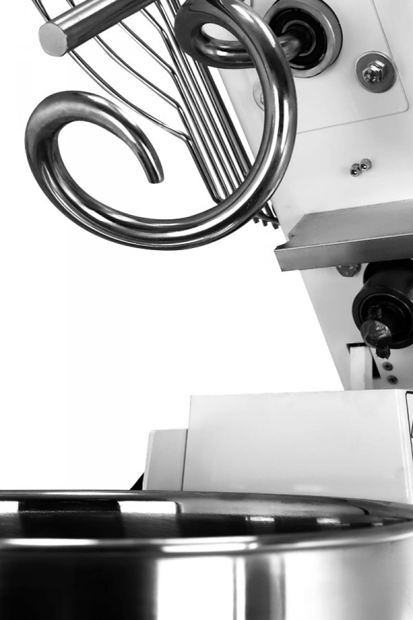 Mikser spiralny RTF 20 TR 2V | podnoszona głowica i niewyjmowana dzieża | 21 l | 1,1 kW