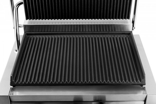 Kontakt grill pojedynczy | ryflowany | Resto Quality | 2,2 kW | RQK812A