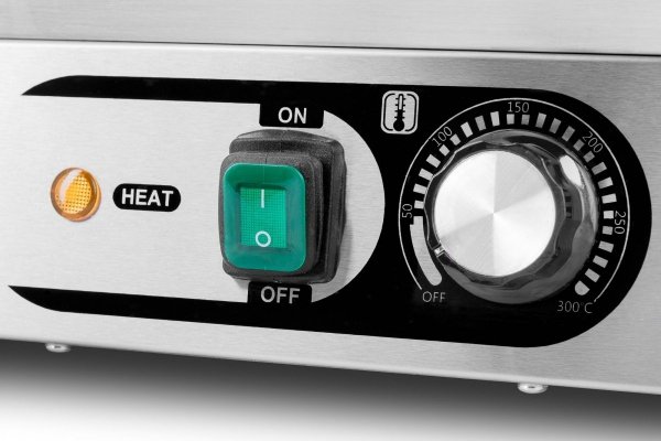 Kontakt grill pojedynczy | ryflowany | Resto Quality | 1,8 kW | RQK811A