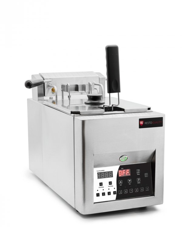 Frytownica elektryczna RQEF12L  | frytownica automatyczna  | automatyczne podnoszenie kosza | 12 l | 3,6 kW