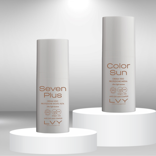 LVY Seven Plus + Color Sun krem z ochroną przeciwsłoneczną 2 x 50ml