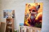 Malowanie Po Numerach Zestaw Uroczy Lis 40x50