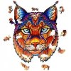 Puzzle Drewniane Magiczny Ryś A4