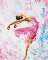 Malowanie Po Numerach Zestaw Tańcząca Balerina 40x50