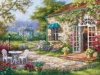 Haft Diamentowy Kwiecista Weranda 55x75 cm