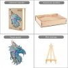 Puzzle Drewniane GROŻNY SMOK L