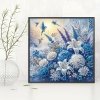 Haft Diamentowy Błękitny Ogród 30x30 cm