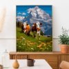 Malowanie Po Numerach Zestaw Szwajcarskie Krowy 40x50