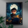 Malowanie Po Numerach Zestaw Harry Potter z Księgą Czarów 40x50