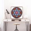Haft Diamentowy Geometryczna Mandala 30x30 cm