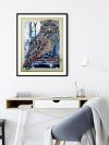 Haft Diamentowy Sowa Klucznik 47x57 cm