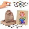 Puzzle Drewniane Mała Syrenka A4