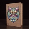 Puzzle Drewniane BAŚNIOWY KOT M