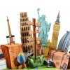 Kartka Pocztowa Okolicznościowa 3D Pop-up Zwiedzanie Świata