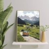Malowanie Po Numerach Zestaw Podróż w Góry 40x50