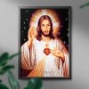 Malowanie Po Numerach Zestaw Serce Jezusa 40x50