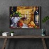 Malowanie Po Numerach Zestaw Wino i Winogrona 40x50