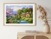 Haft Diamentowy Wiosenny Domek 55x75 cm
