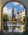 Malowanie Po Numerach Zestaw Kaplica w Mieście 40x50