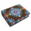 Haft Diamentowy Ozdobne Pudełko Szkatułka - Zimowa Mandala
