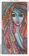 Haft Diamentowy Mistyczna Kobieta 45x85 cm