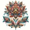 Haft Diamentowy Diamentowy Lotos 30x30 cm