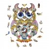 Puzzle Drewniane Urocza Sowa S
