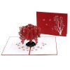 Kartka Pocztowa Okolicznościowa 3D Pop-up Walentynki Romantyczny Klon