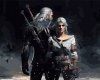 Malowanie Po Numerach Zestaw Wiedźmin Geralt i Ciri 40x50