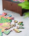 Puzzle Drewniane Baśniowy Flaming L