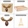Puzzle Drewniane Królewski Łoś L