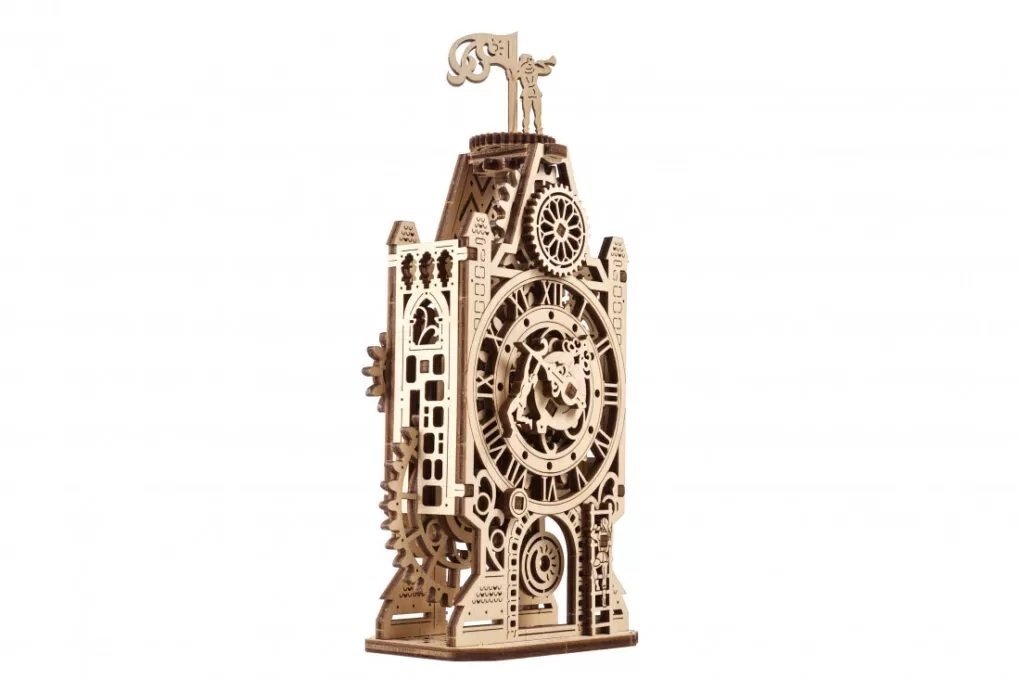 Puzzle 3D Drewniane Stara Wieża Zegarowa uGEARS